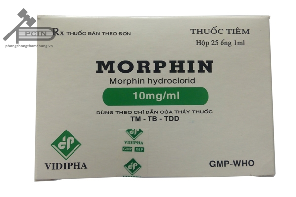 Biệt dược Morphin (Morphine hydrochloride) của VIDIPHA.