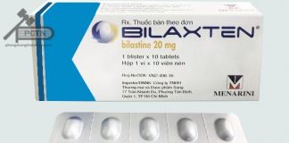 Hộp thuốc và vỉ thuốc Bilaxten 20mg