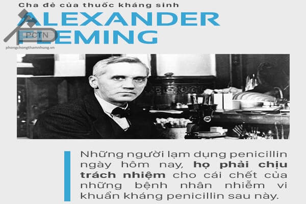 Lời cảnh tỉnh từ Alexander Fleming về vấn đề lạm dụng kháng sinh