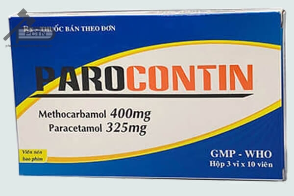 Hộp thuốc Parocontin