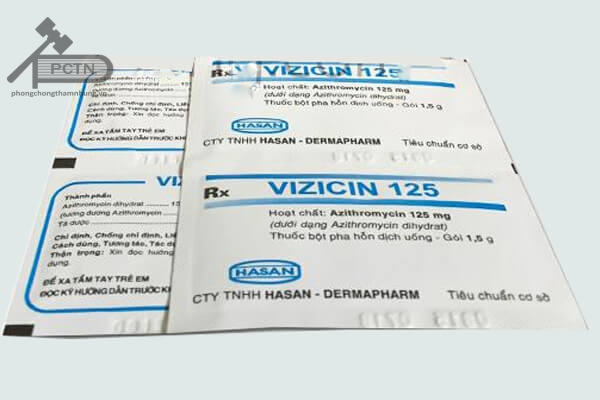 Gói thuốc  vizicin 125
