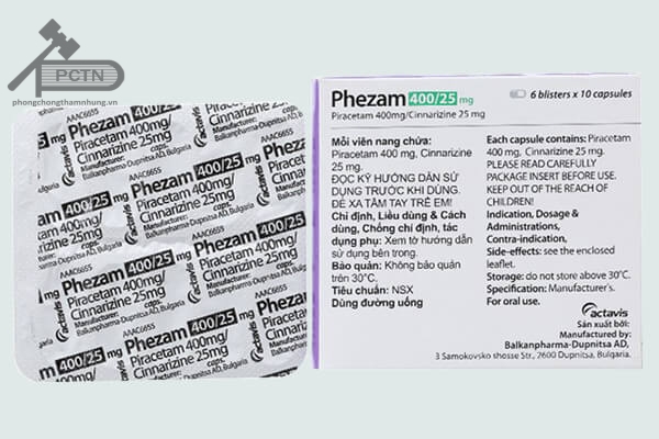 Thành phần thuốc Phezam