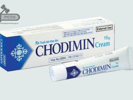 Hộp thuốc chodimin cream