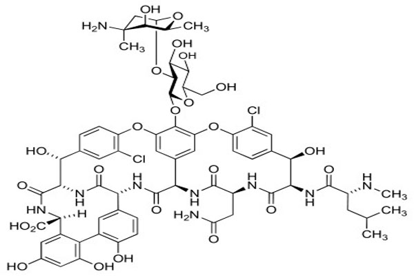 Công thức cấu tạo của vancomycin