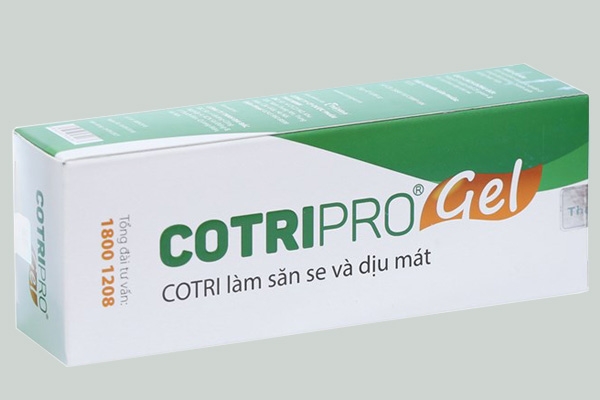 Hộp thuốc cotripro gel