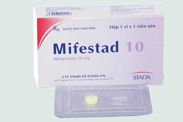 Hộp thuốc tránh thai Mifestad
