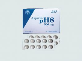 Aspirin pH8