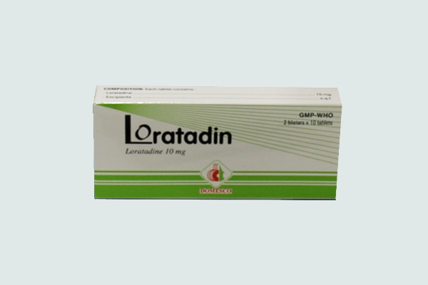 Hộp thuốc Loratadine