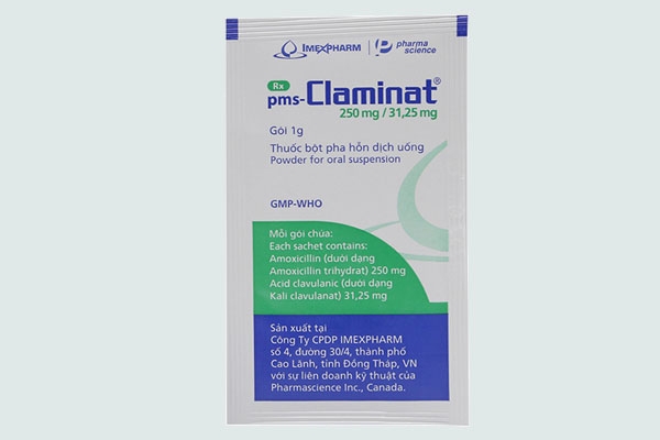 Gói thuốc Claminat 250g