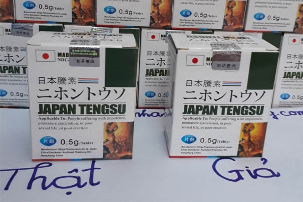 Bạn có thể phân biệt sản phẩm Japan Tengsu bằng tem chống giả