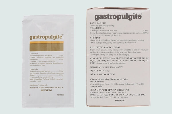 Thành phần thuốc Gastropulgite