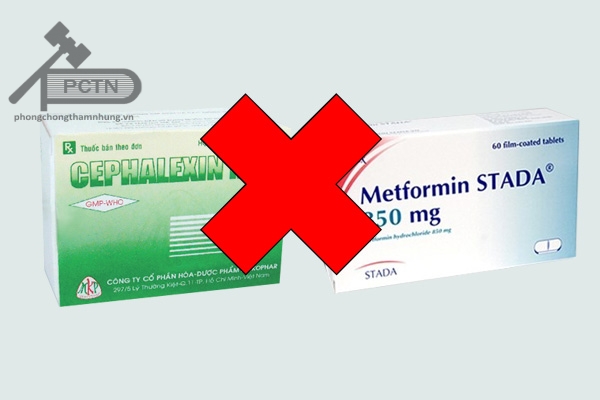 Tương tác thuốc cephalexin và metformin