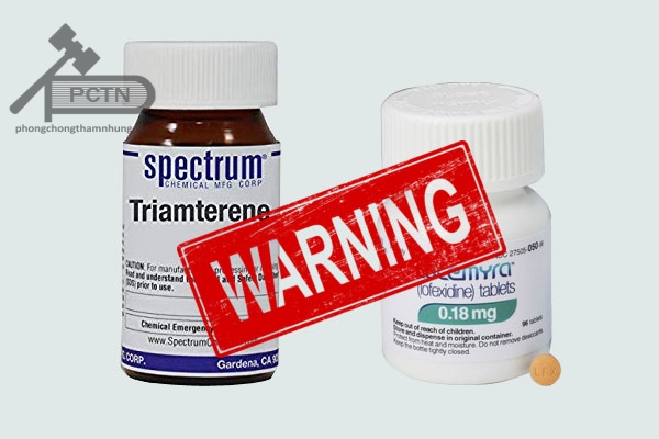Tương tác thuốc triamterene và lofexidine