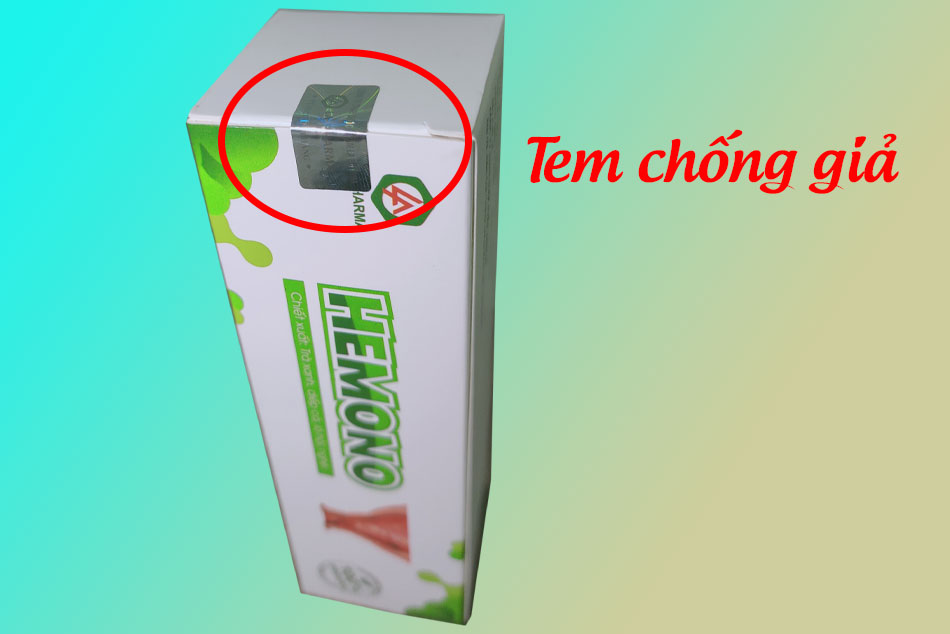 Tem chống giả trên bao bì Hemono