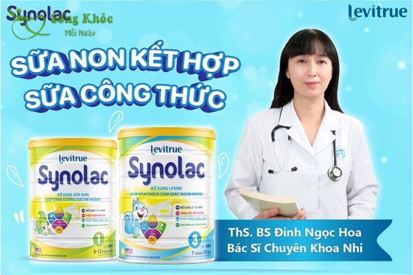 ThS. BS Đinh Ngọc Hoa nhận định Synolac là giải pháp hoàn hảo nhất trong hành trình chăm con của các bà mẹ Việt