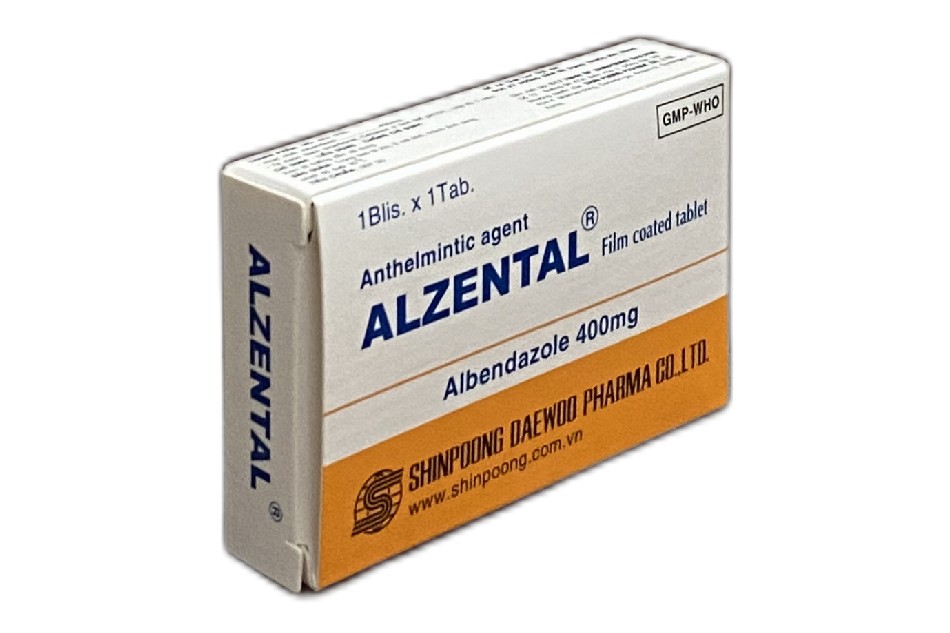 Thuốc Alzental điều trị nhiễm giun