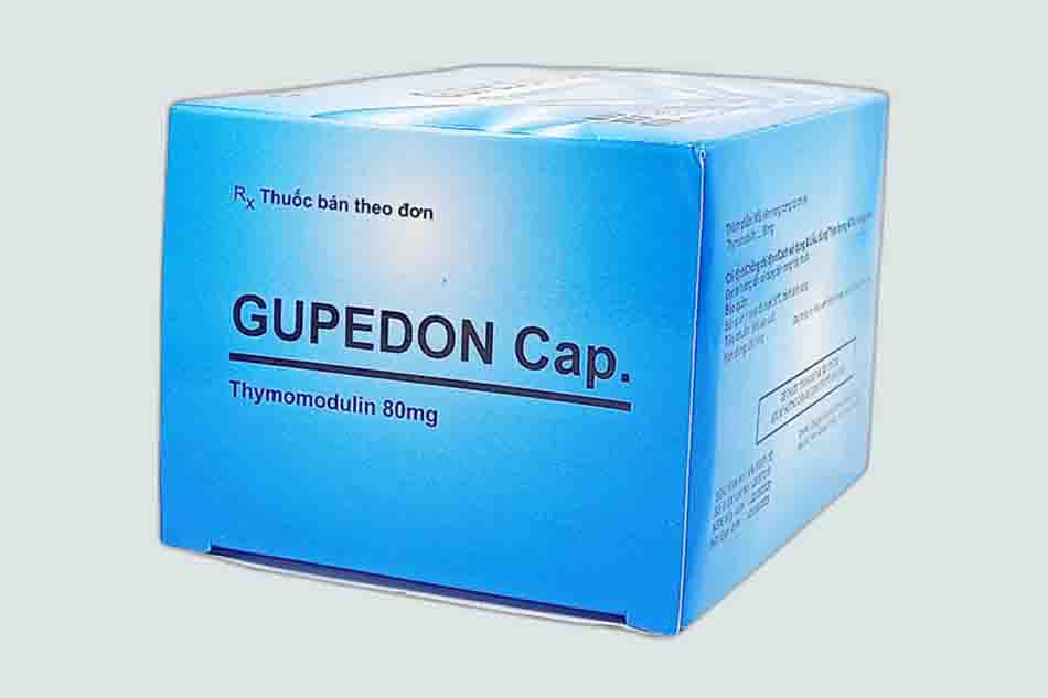 Gupedon Cap chứa thymomodulin hàm lượng 80mg