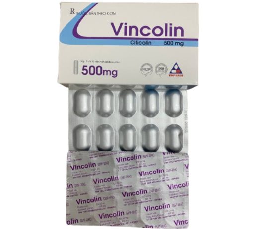 Thuốc Vincolin 500mg dạng viên