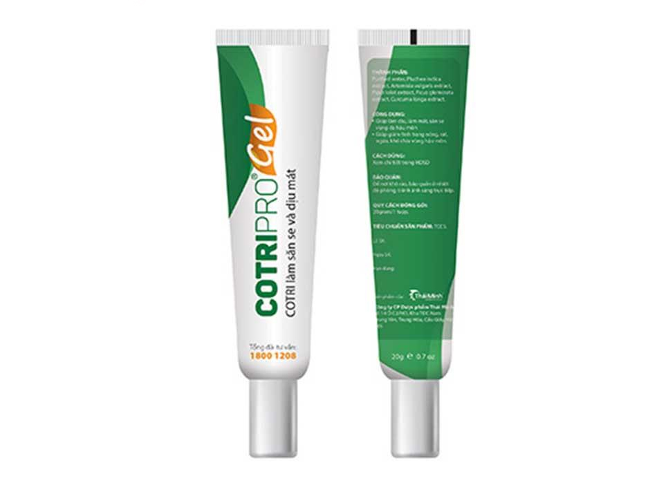 Sản phẩm Cotripro Gel trị trĩ và giảm đau ngứa