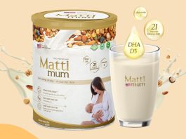 Hình ảnh lon sữa hạt lợi sữa Matti Mum 650gram