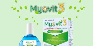 Dung dịch nhỏ mắt Myovit 3