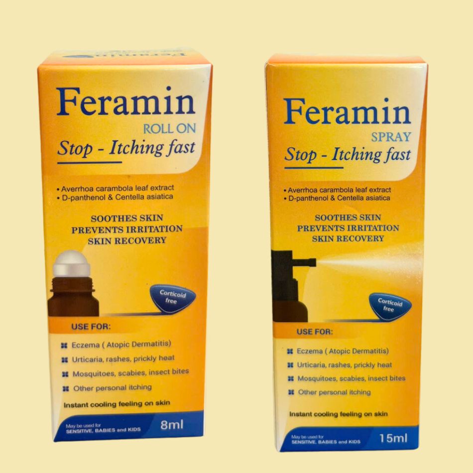 Thông tin Feramin Roll On/Spray Stop - Itching fast