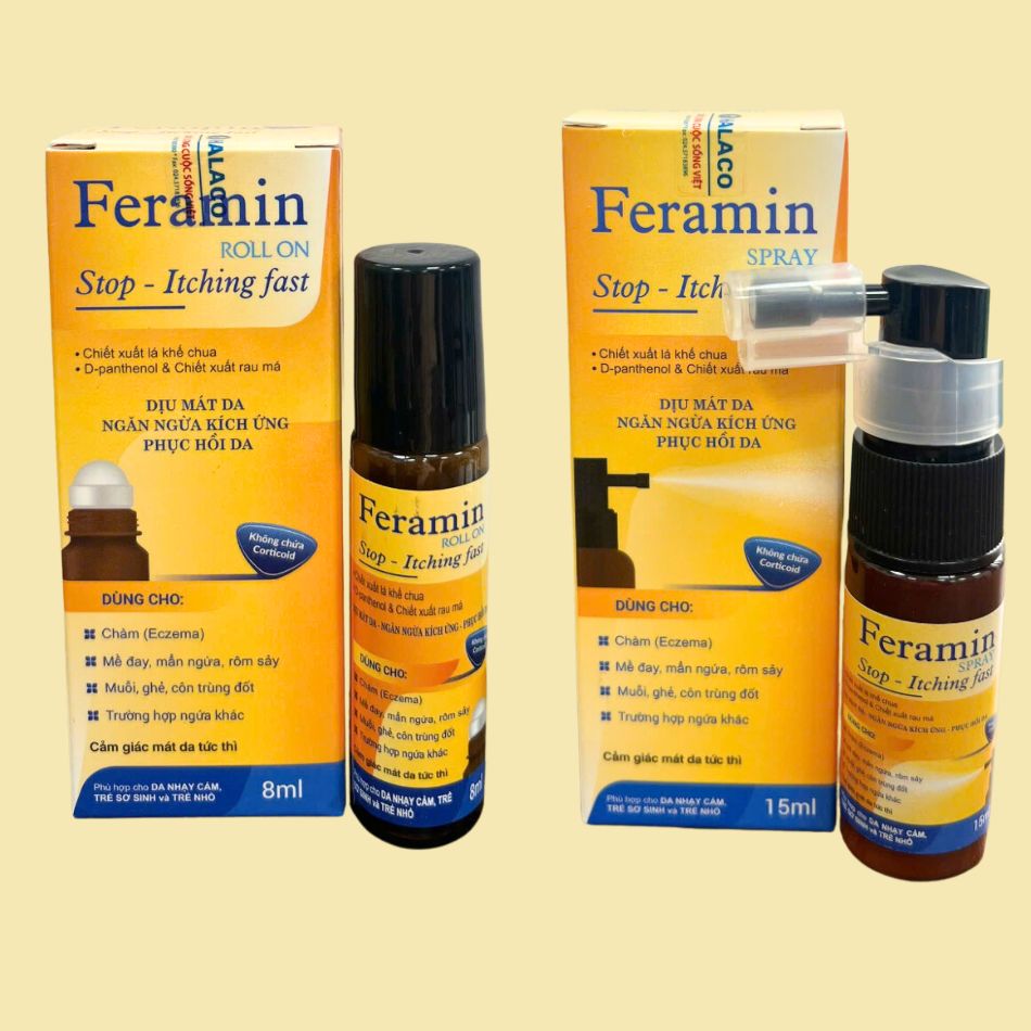 Feramin Roll On/Spray Stop - Itching fast