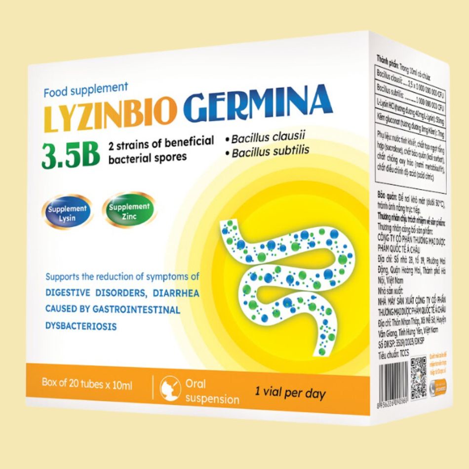 Lưu ý khi sử dụng Lyzinbio Germina