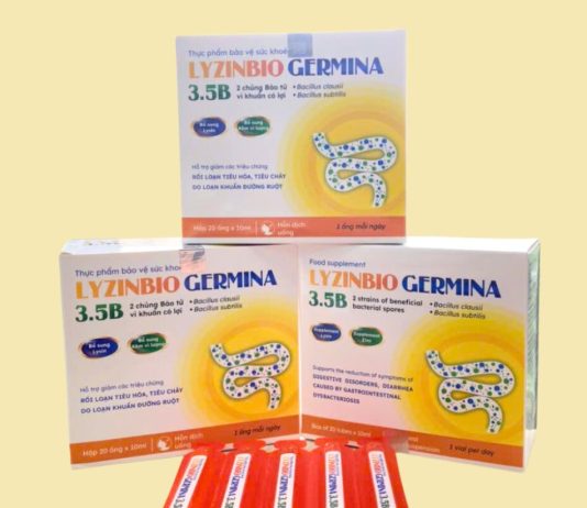 Thông tin về men ống Lyzinbio Germina