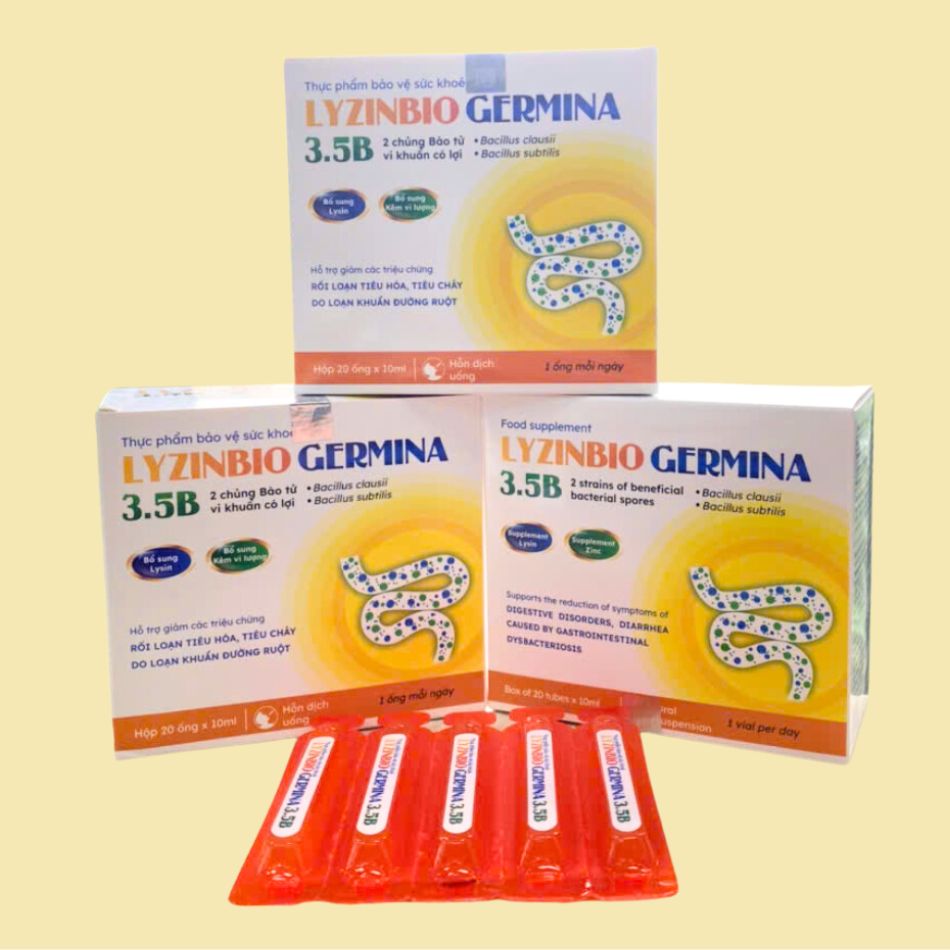 Thông tin về men ống Lyzinbio Germina