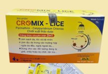 Dầu tắm gội Cromix-Lice