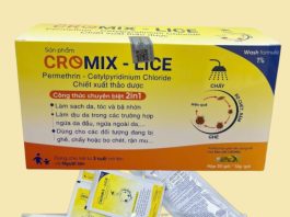 Dầu tắm gội Cromix-Lice