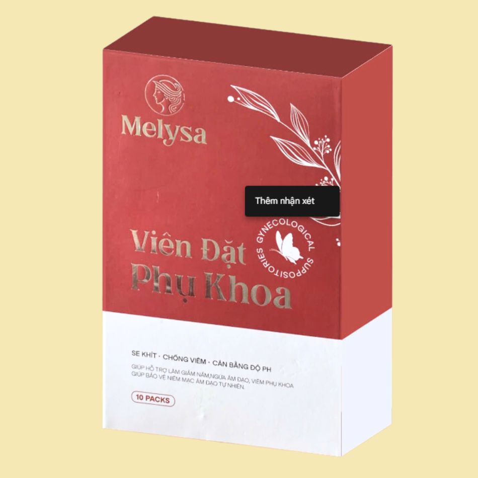 Cách sử dụng Viên đặt phụ khoa Melysa