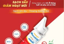 Xịt mũi sạch sâu Mucobay Baby