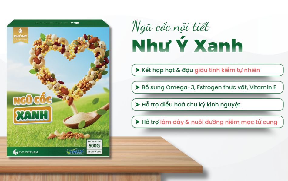 Ngũ cốc Nội tiết Như Ý Xanh