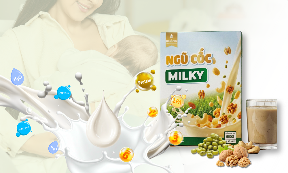 Ngũ cốc lợi sữa từ các loại hạt được nhiều mẹ sau sinh tăng cường sử dụng cải thiện chất lượng sữa mẹ