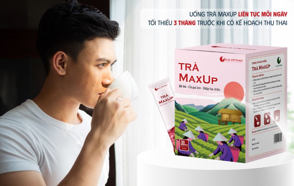 Nên duy trì sử dụng Trà MaxUp mỗi ngày để hỗ trợ tăng cường nền tảng sức khỏe sinh sản