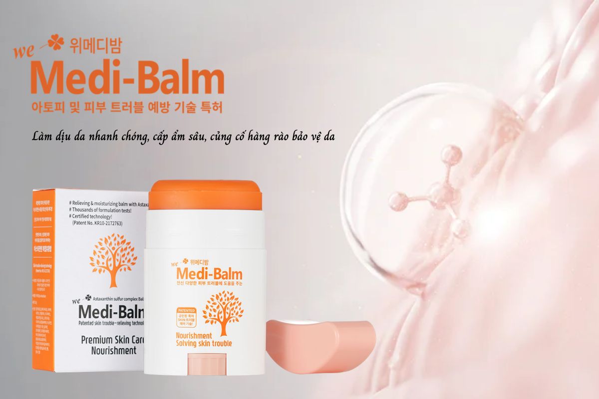 Sáp dưỡng da weMedi-Balm – Dưỡng ẩm, làm dịu, ổn định hàng rào da