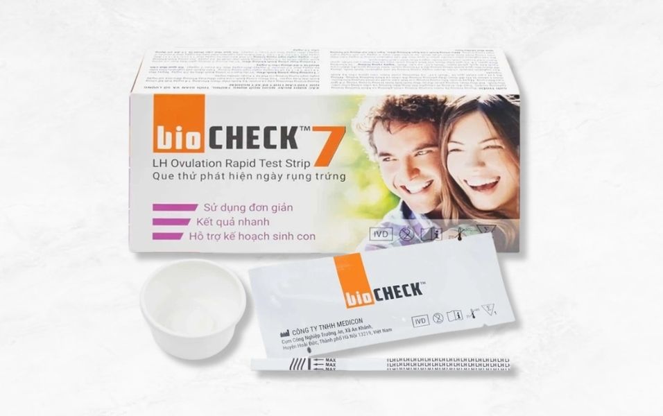 Que thử rụng trứng BioCheck