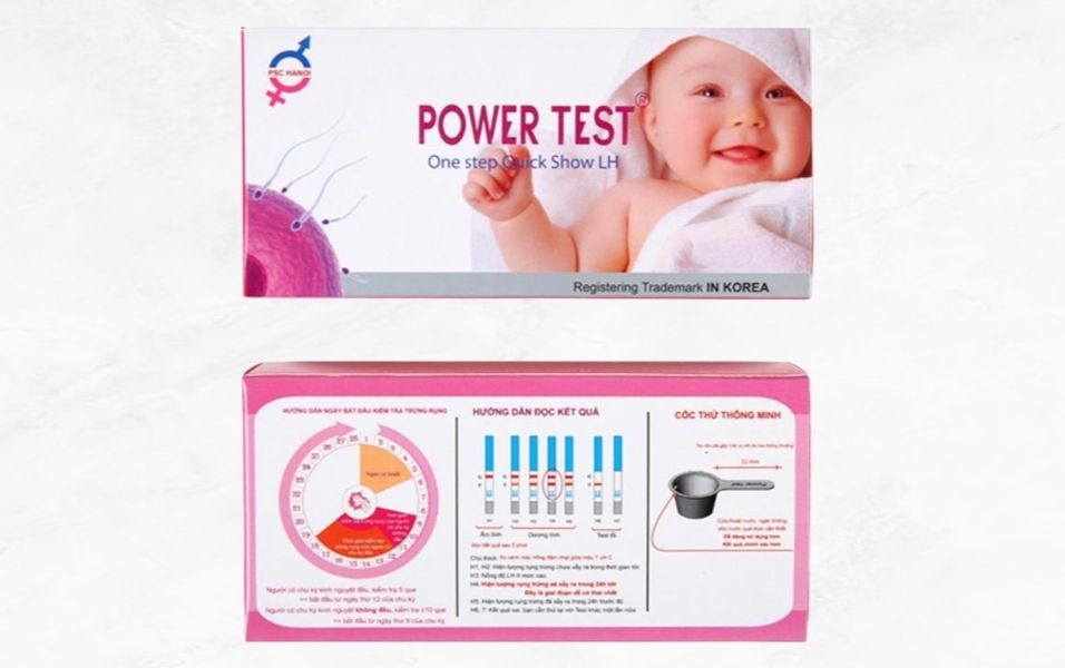 Que thử rụng trứng Power Test