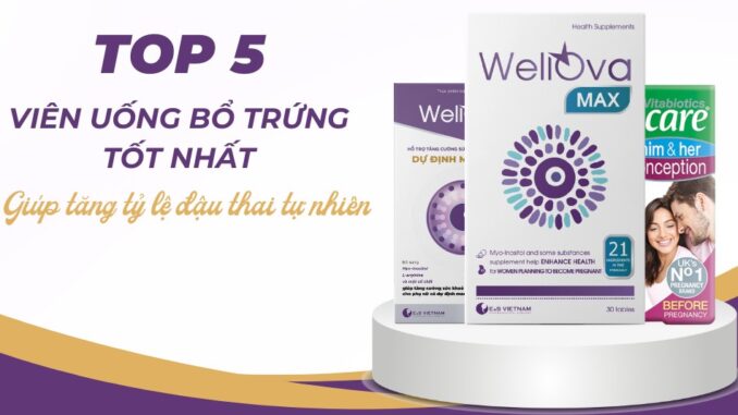 Đâu là viên uống bổ trứng tốt nhất giúp tăng tỷ lệ đậu thai tự nhiên?