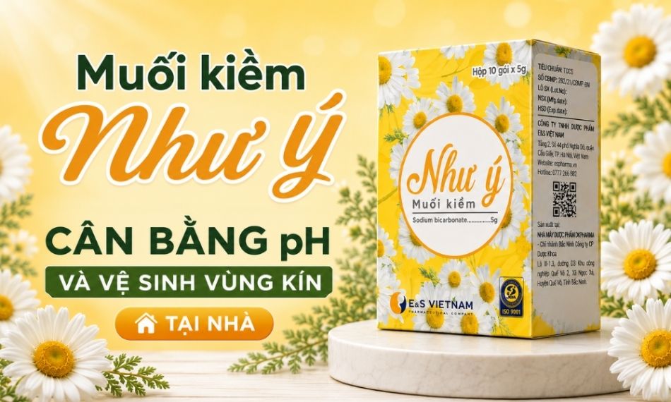 Muối kiềm Như Ý: Giải pháp hỗ trợ cân bằng pH và vệ sinh vùng kín tại nhà