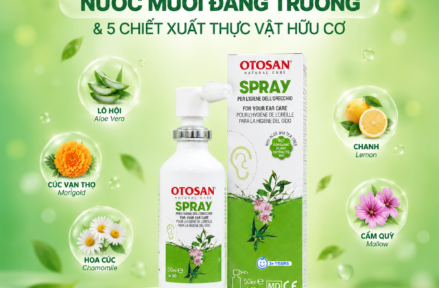 Xịt tai Otosan
